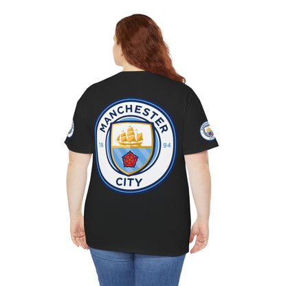 Manchester City Crest T-Shirt — Football Club Logo Tee