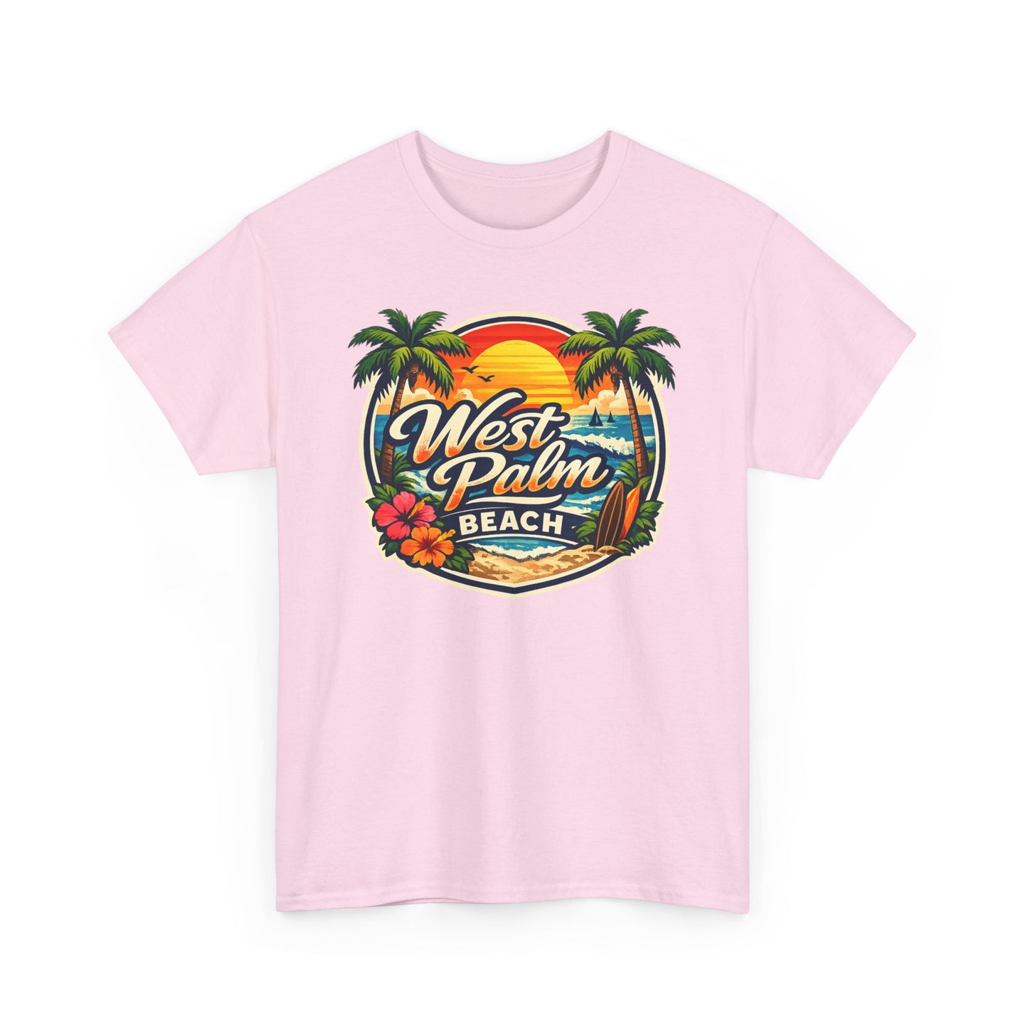 West Palm Beach Retro Sunset T-Shirt