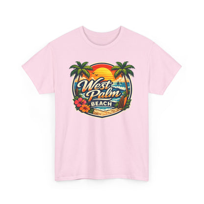 West Palm Beach Retro Sunset T-Shirt