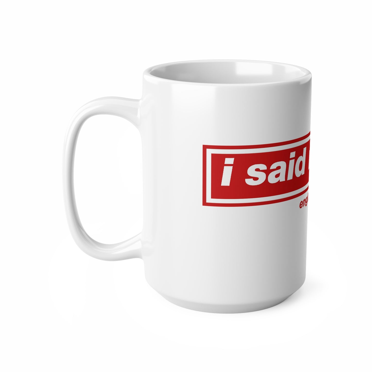 "I Said Maybe" England 2026 Red Logo Coffee Cup (11oz, 15oz)