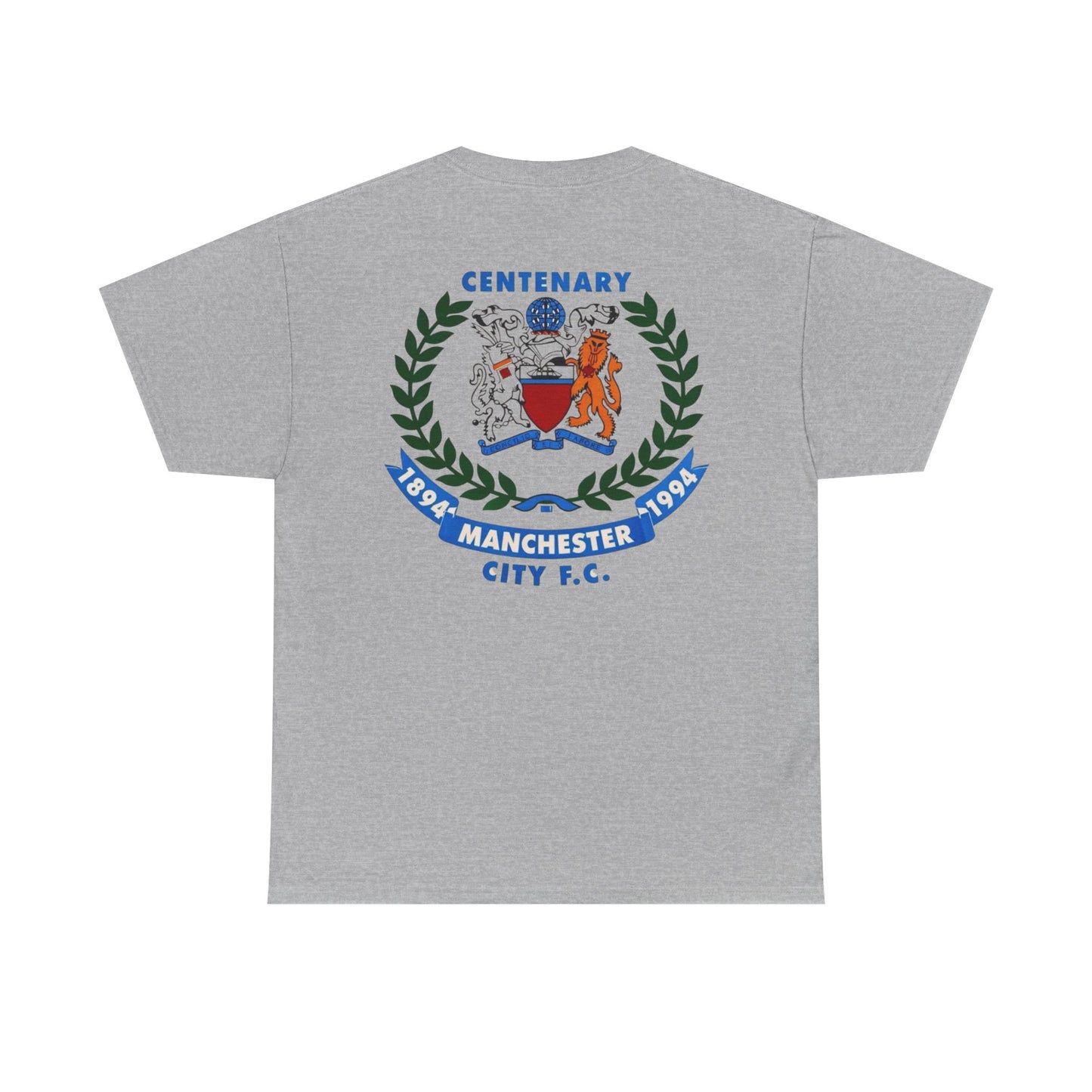 Manchester City F.C. Centenary Crest Tee — 1894–1994 Football Club Shirt