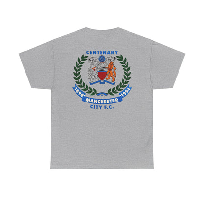 Manchester City F.C. Centenary Crest Tee — 1894–1994 Football Club Shirt