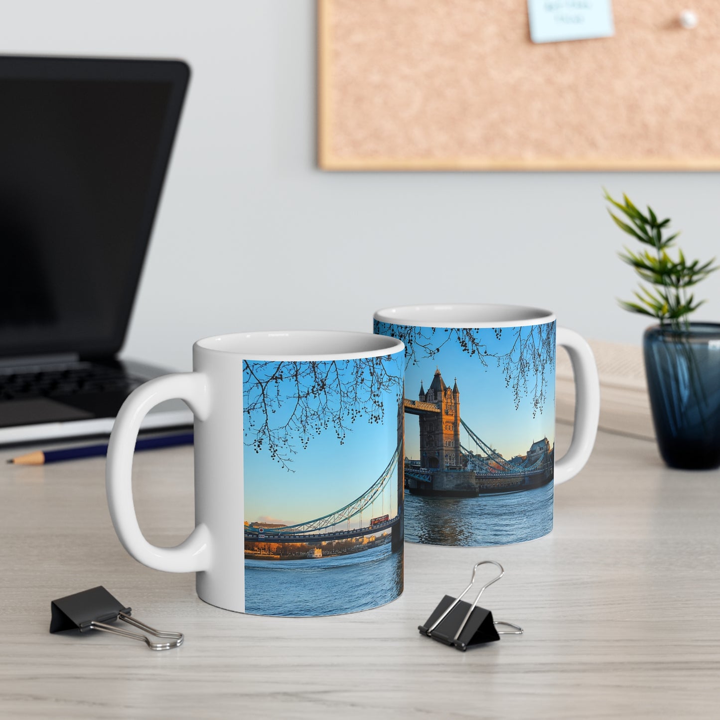 Tower Bridge London Photo Mug — Ceramic Coffee Cup 11oz/15oz