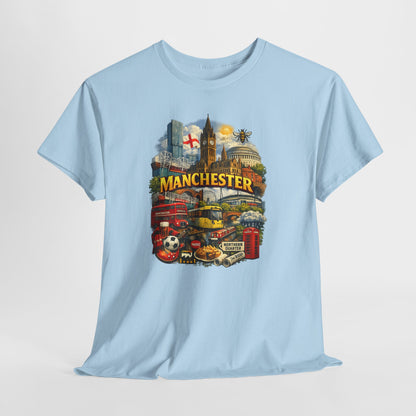 Manchester Skyline Collage T-Shirt