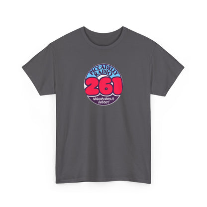 Piccadilly Radio '261' Logo T‑Shirt — Vintage Unofficial Radio Station Graphic Tee