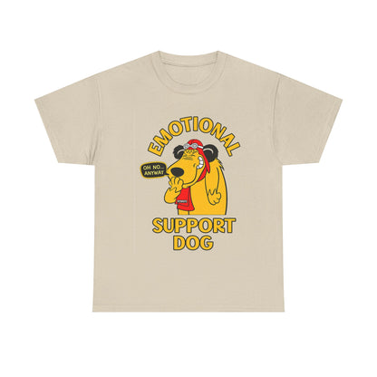 Emotional Support Dog T-Shirt — Cute Cartoon Comfort Pup Tee