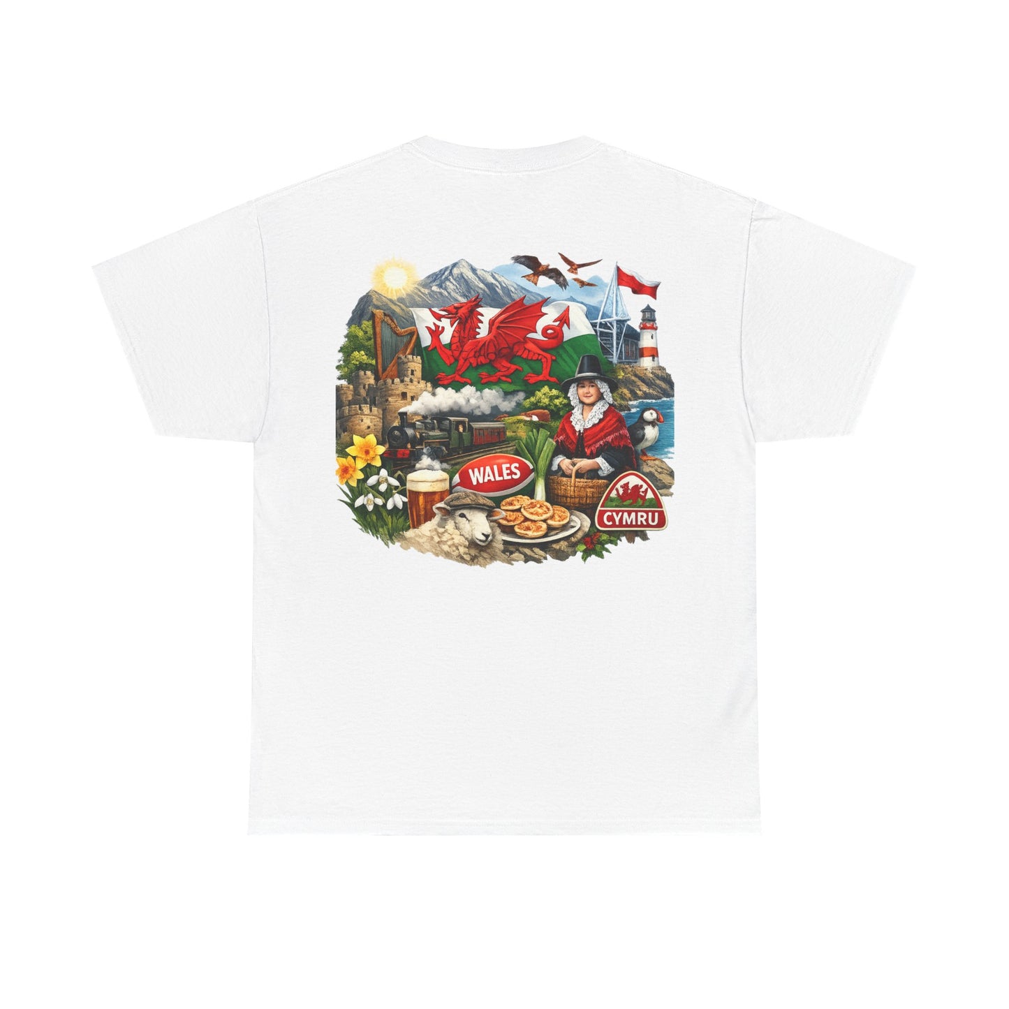 Wales Pride T-Shirt — 'Make Wales Great Again' Welsh Dragon Tee