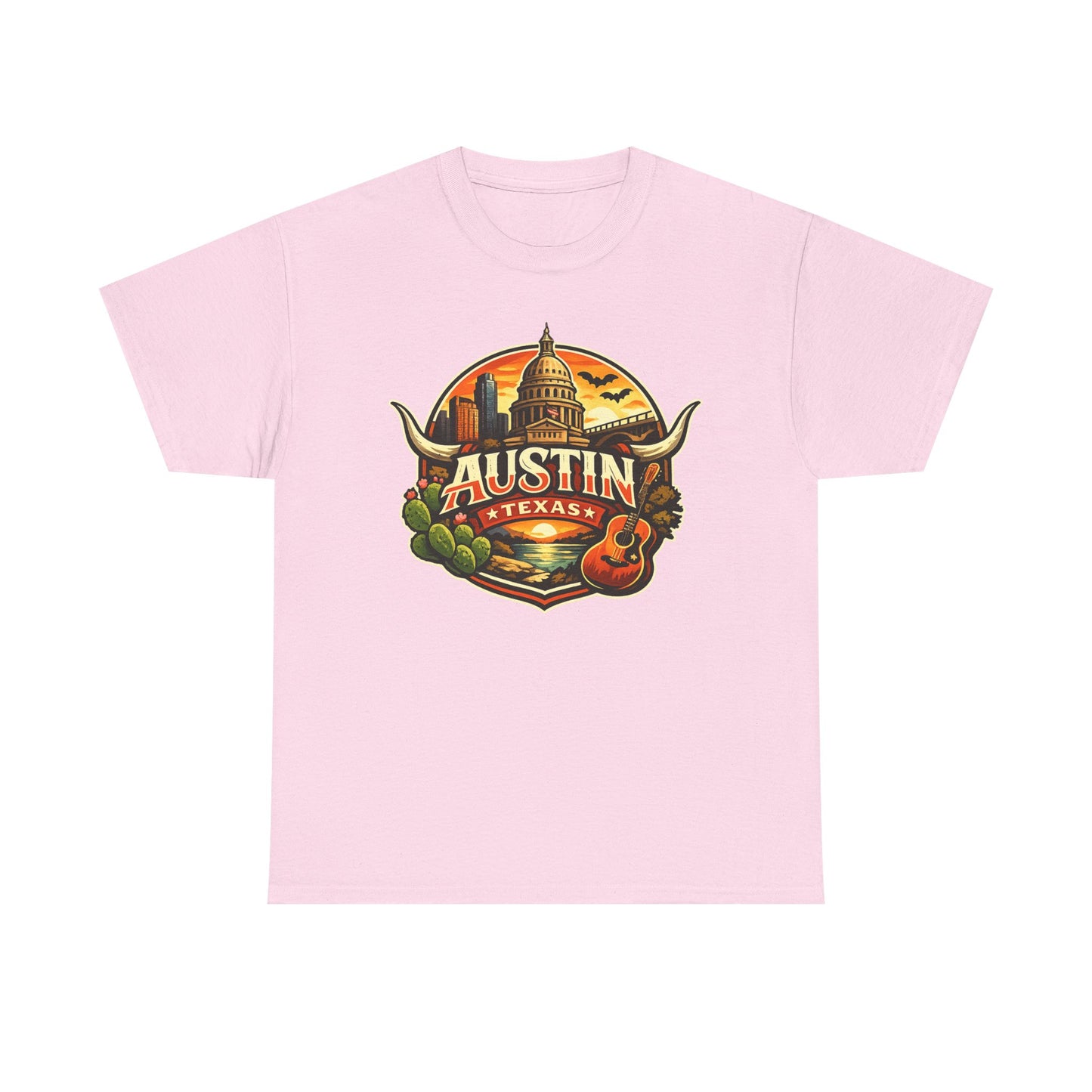 Austin Texas Vintage Travel T-Shirt