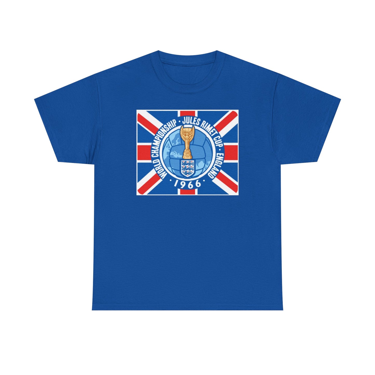 1966 World Cup Jules Rimet Trophy Tee — Vintage England Football Shirt