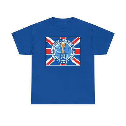 1966 World Cup Jules Rimet Trophy Tee — Vintage England Football Shirt