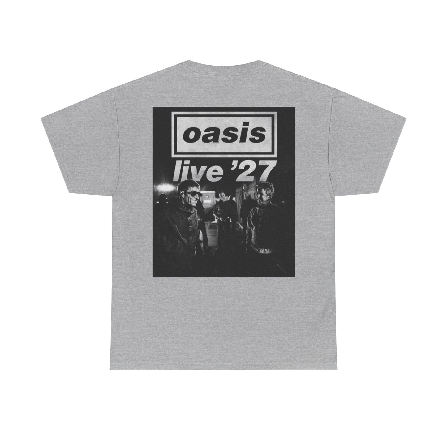 Oasis 'Live '27' Band Tee — Vintage Rock Concert T-Shirt