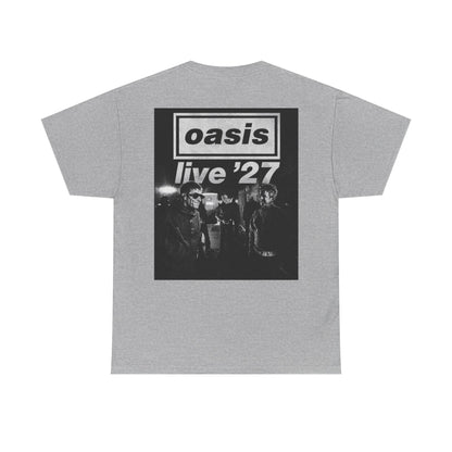 Oasis 'Live '27' Band Tee — Vintage Rock Concert T-Shirt