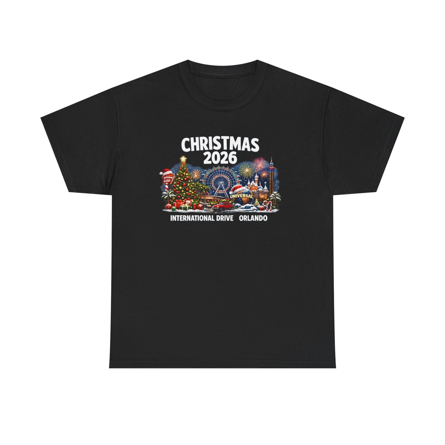 Christmas 2026 Orlando T-Shirt — International Drive Holiday Souvenir