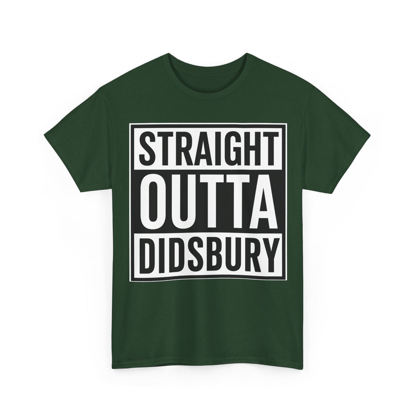 Straight Outta Didsbury T‑Shirt — Graphic City Pride Tee