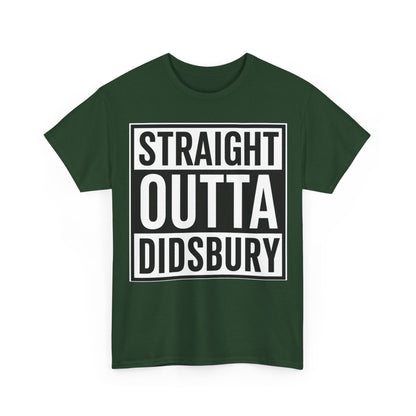 Straight Outta Didsbury T‑Shirt — Graphic City Pride Tee