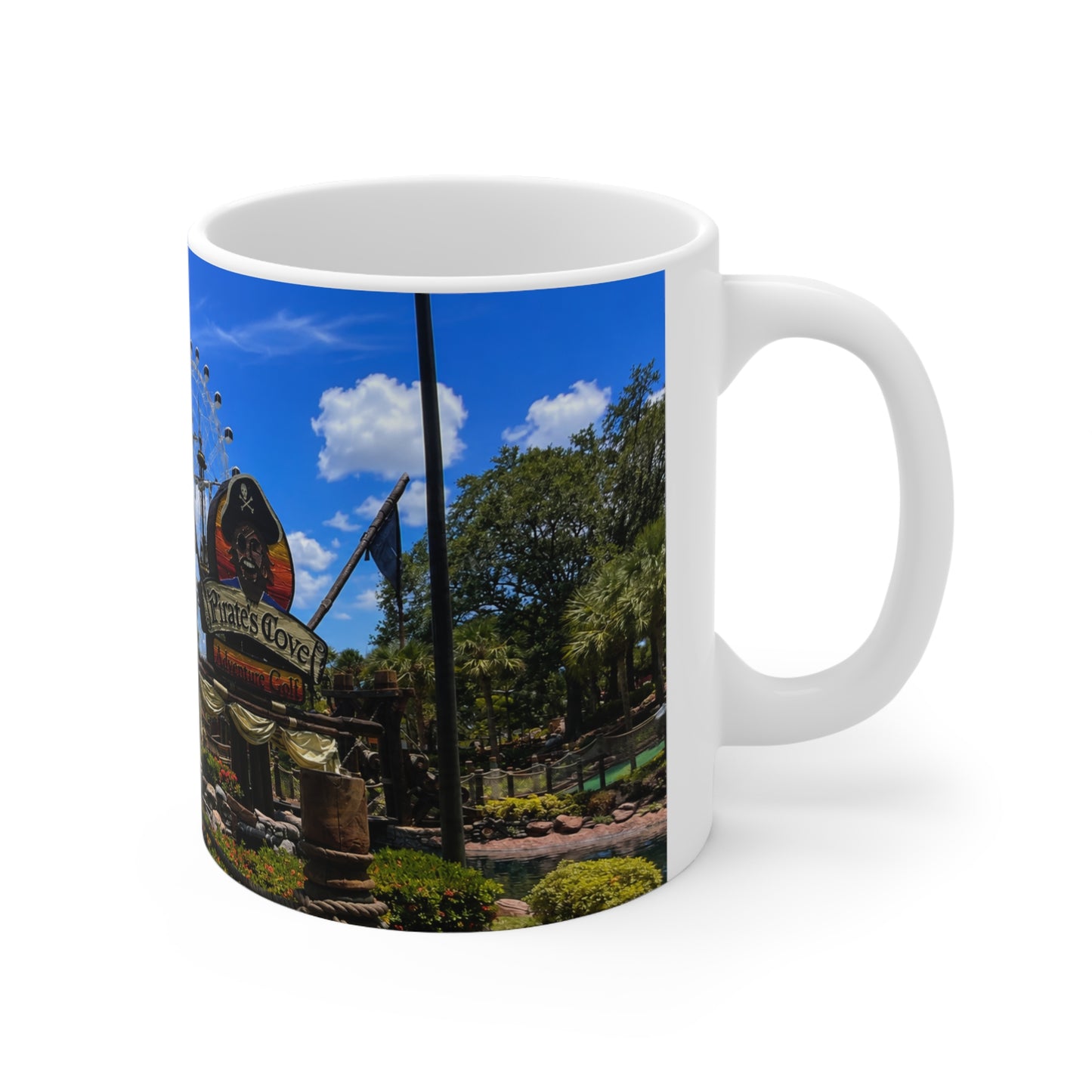 Pirates Cove International Drive Orlando Mug — Pirate Cove Ferris Wheel 11oz & 15oz Ceramic Coffee Cup