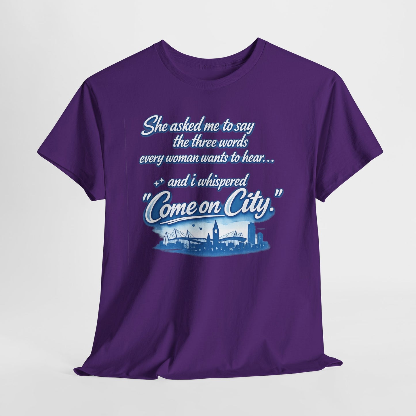 Come on City Skyline Tee — Retro Script Urban Pride T‑Shirt
