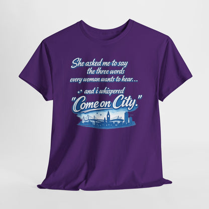 Come on City Skyline Tee — Retro Script Urban Pride T‑Shirt