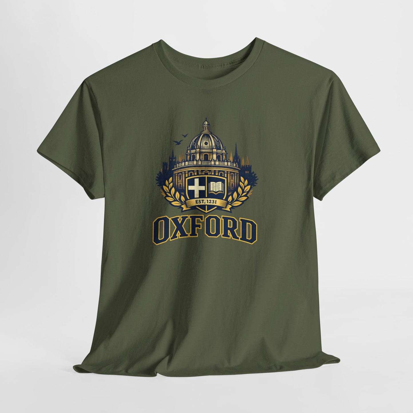 Oxford Crest T-Shirt — Vintage University Graphic Tee