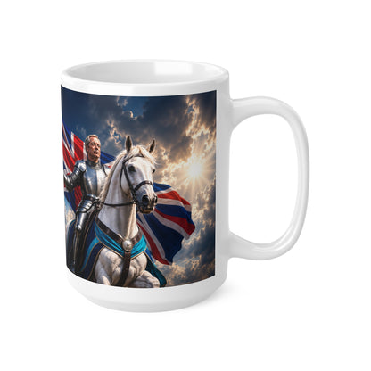 Support Reform UK Ceramic Coffee Mug — "Britain’s Future Is On The Line" 11oz/15oz