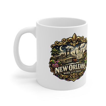New Orleans Ceramic Coffee Cups, 11oz, 15oz