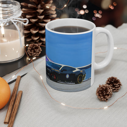Florida State Trooper Bridge Nightscape Coffee Mug — Colorful Twilight Bridge Ceramic Mug (11oz & 15oz)