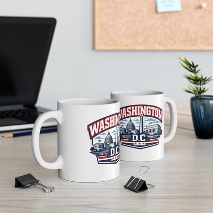 Washington DC Ceramic Coffee Cups, 11oz, 15oz