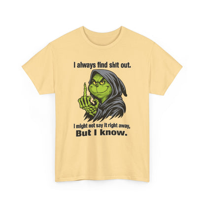 Reaper Witch Graphic Tee — "I Always Find Shit Out. I Might Not Say It Right Away, But I Know."