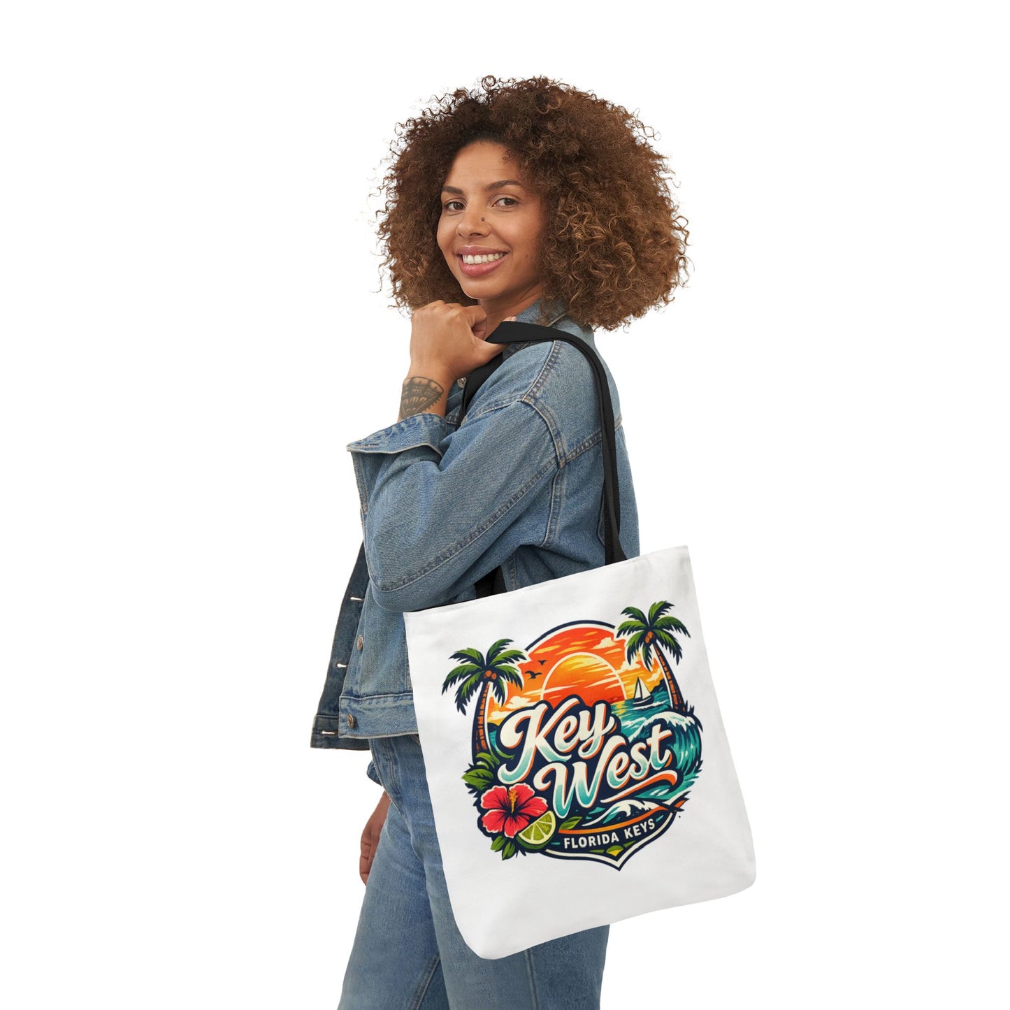 Key West Sunset Canvas Tote