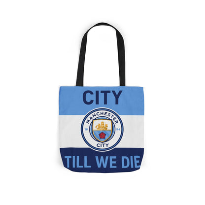 City Till We Die Unofficial Canvas Tote Bag — Manchester Football Fan Bag