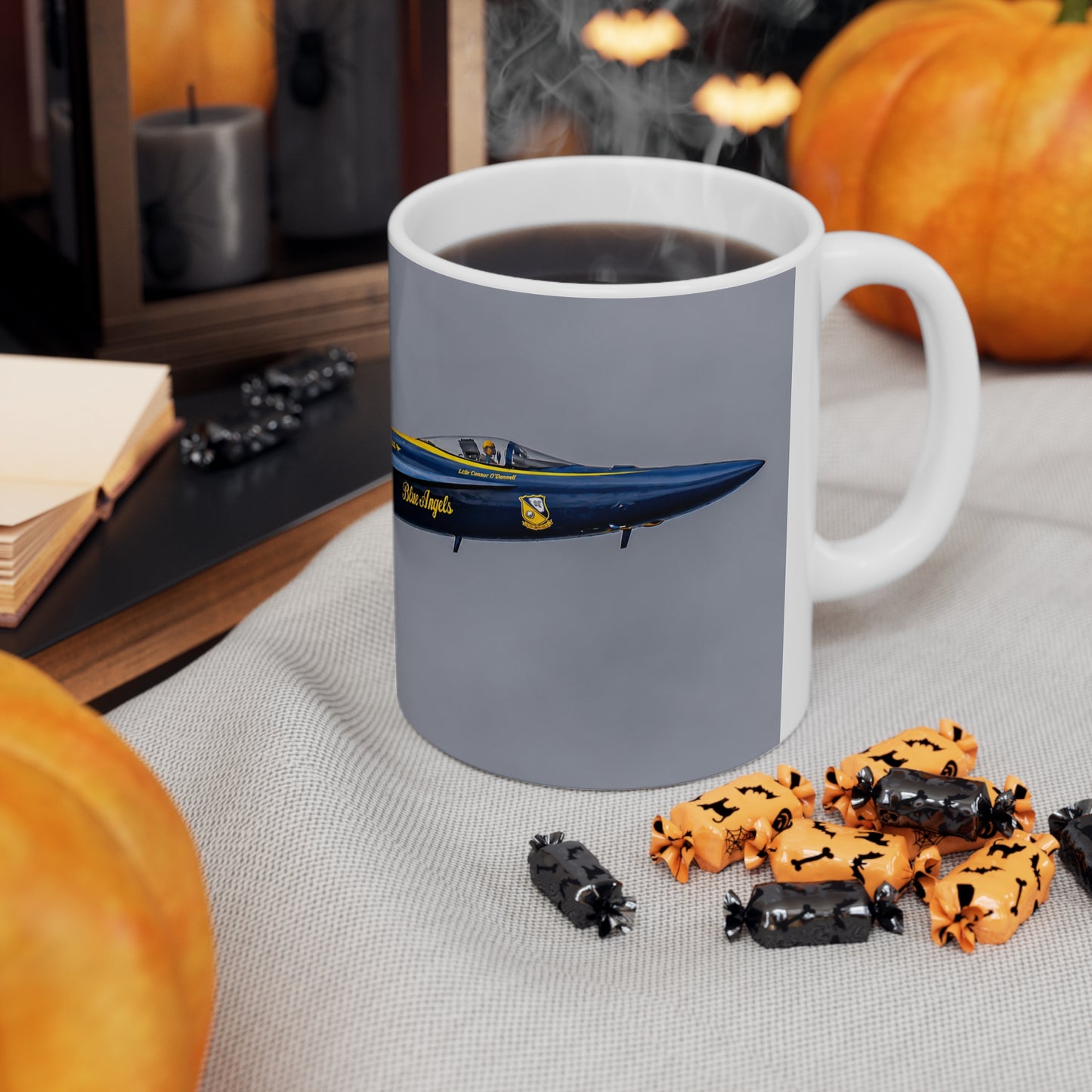 Blue Angels US Navy Jet Coffee Mug — Aviation Pilot Gift (11oz, 15oz)