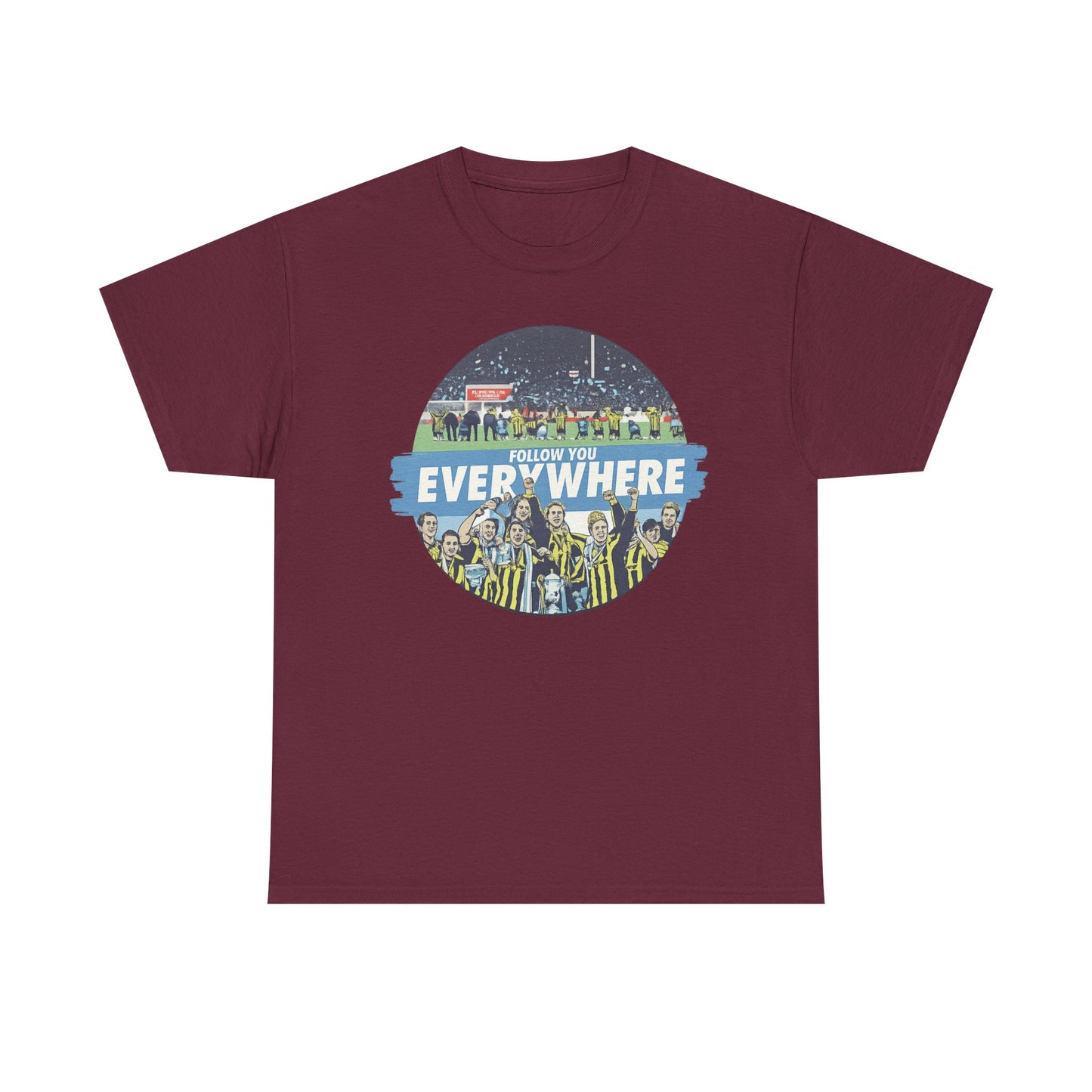 Manchester City T-Shirt — Follow Me Everywhere Soccer Fan Design