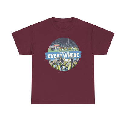 Manchester City T-Shirt — Follow Me Everywhere Soccer Fan Design