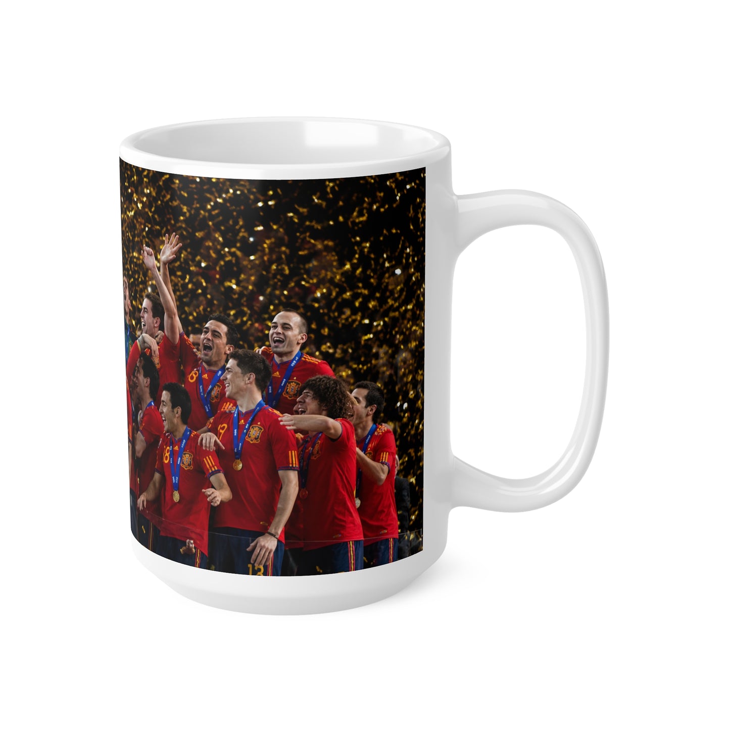Spain 2026 World Cup Champions Photo Mug — Ceramic Coffee Cup (11oz & 15oz)