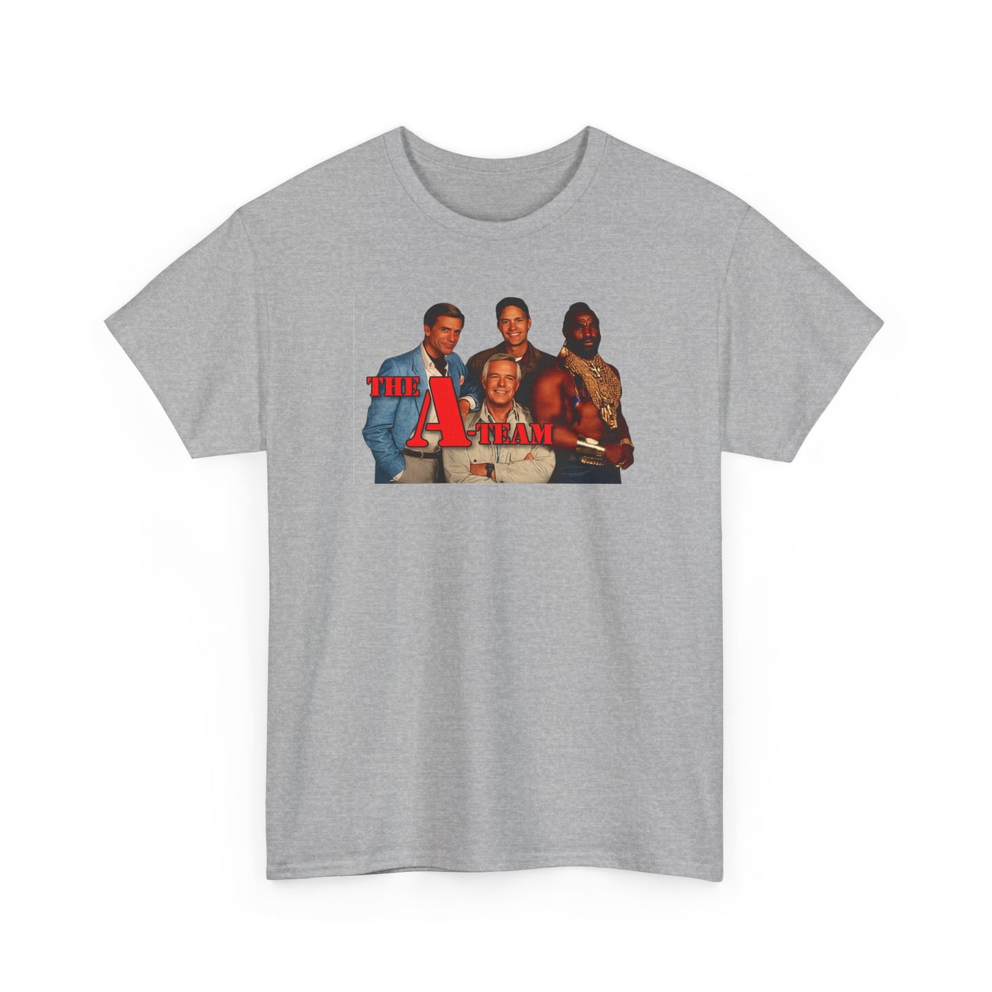 A-Team Graphic Tee — Retro TV Series Logo & Character Poster T-Shirt