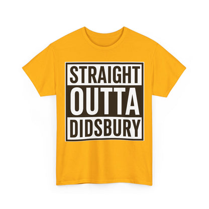 Straight Outta Didsbury T‑Shirt — Graphic City Pride Tee