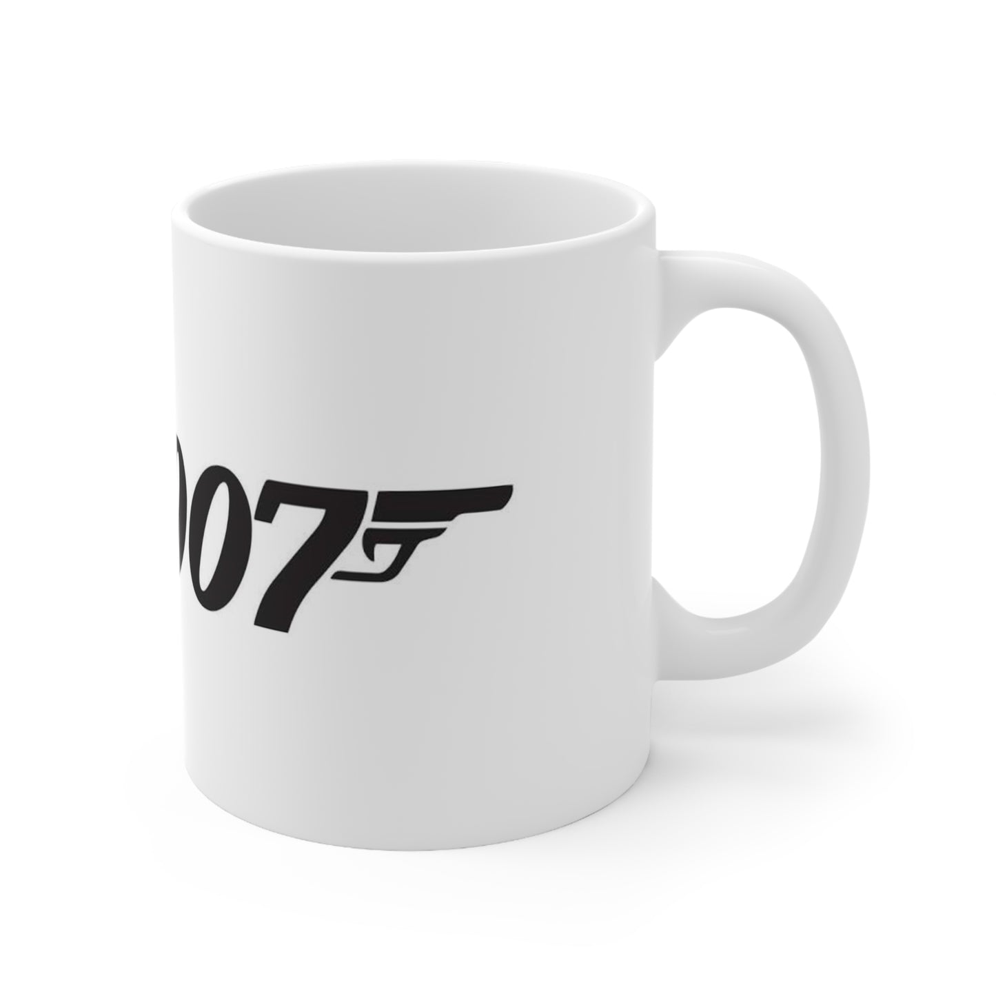 007 Spy Silhouette Mug — James Bond Style Ceramic Coffee Cup (11oz & 15oz)