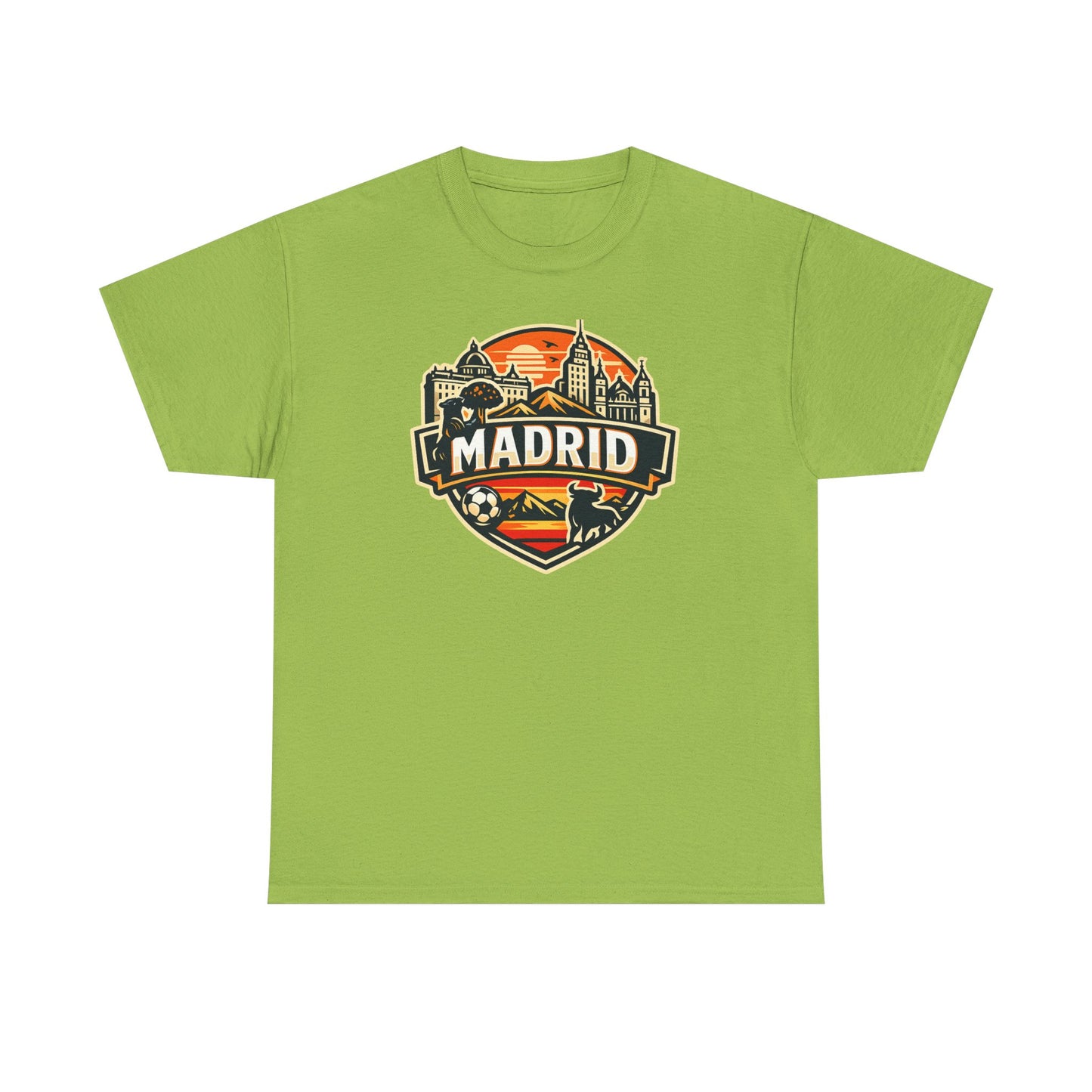 Madrid Skyline Soccer Crest T-Shirt