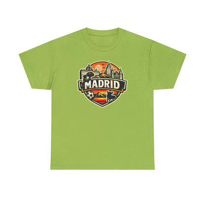 Madrid Skyline Soccer Crest T-Shirt