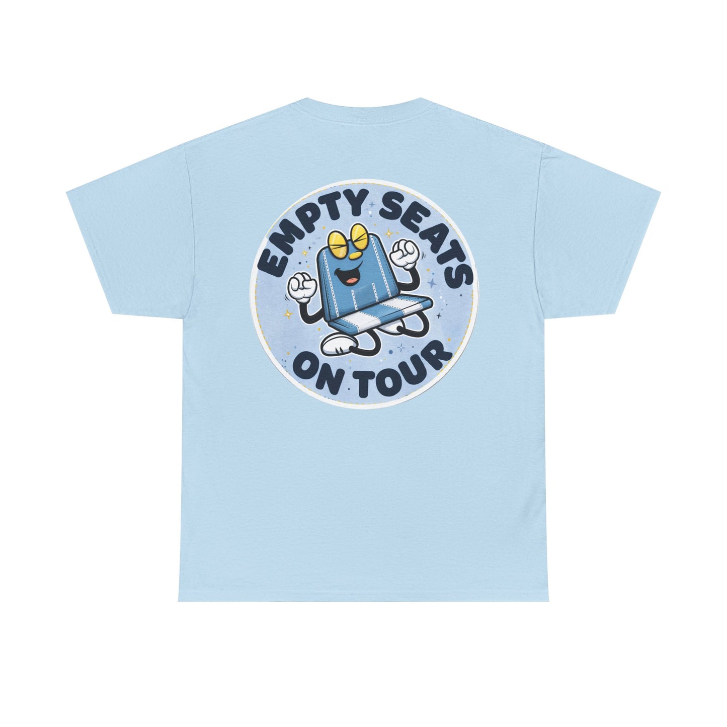 Manchester City T-Shirt — 'Empty Blue Seats On Tour' Retro Skate Graphic Tee