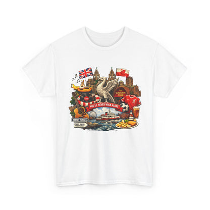 Liverpool Landmarks & You'll Never Walk Alone T-Shirt