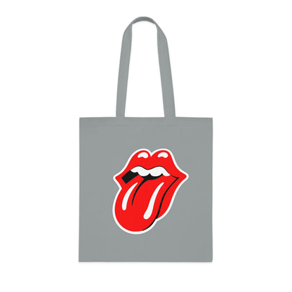 Rock Red Tongue Graphic Tote Bag