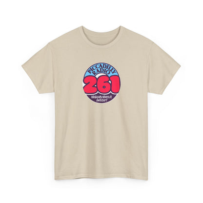 Piccadilly Radio '261' Logo T‑Shirt — Vintage Unofficial Radio Station Graphic Tee
