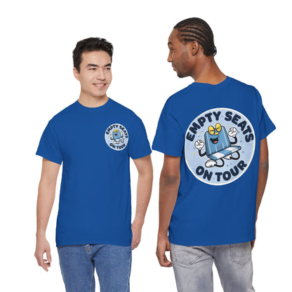 Manchester City T-Shirt — 'Empty Blue Seats On Tour' Retro Skate Graphic Tee