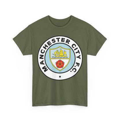 Manchester City F.C. Retro Crest T-Shirt – Retro Football Fan Tee