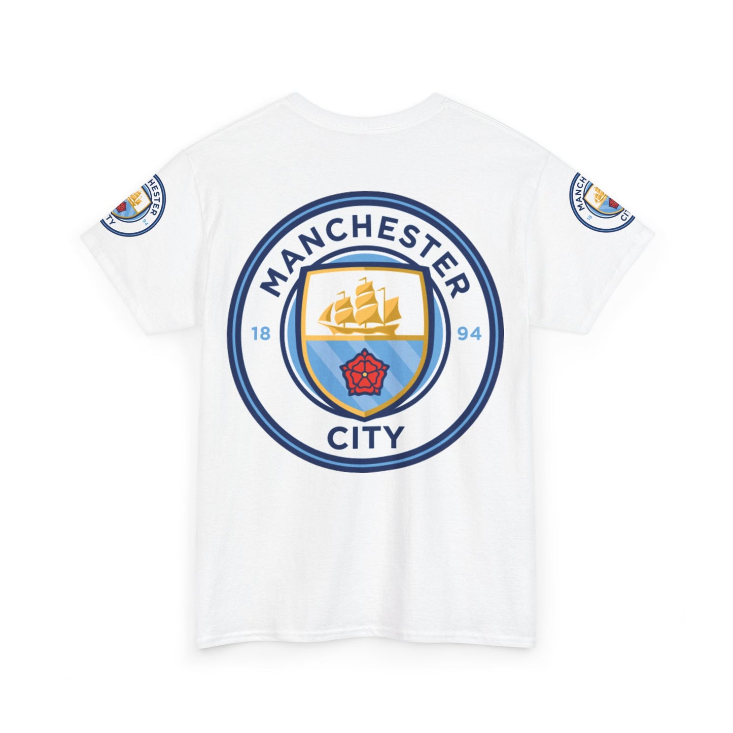 Manchester City Crest T-Shirt — Football Club Logo Tee