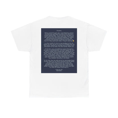 Bernardo Silva Tribute Tee – Inspirational Letter & Celebrating Goal Moment