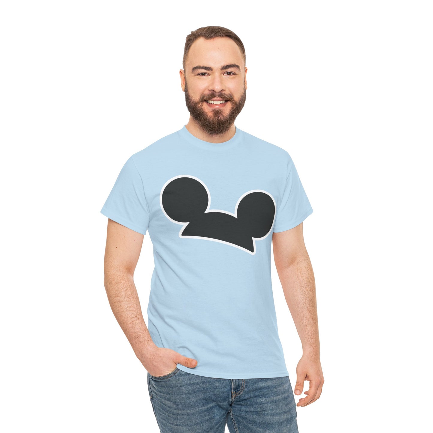 Mickey Ears Inspired Unisex Heavy Cotton Tee