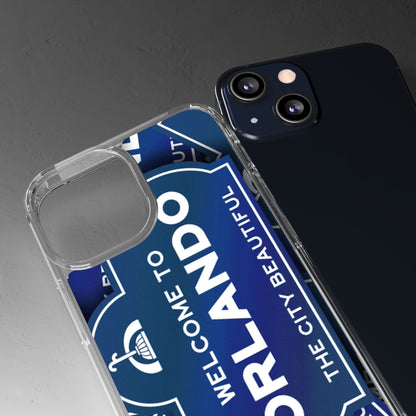Orlando Clear Phone Case — "Welcome to Orlando" City Sign Design