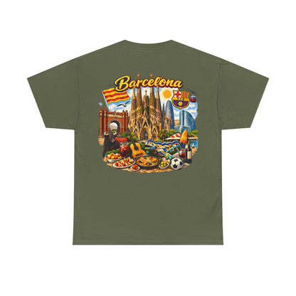 Barcelona Souvenir T‑Shirt — Vintage City Collage Tee